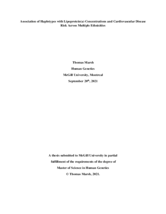 Association of LPA haplotypes with lipoprotein(a) concentrations thumbnail