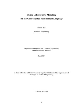 Online collaborative modelling for the goal-oriented requirement language thumbnail