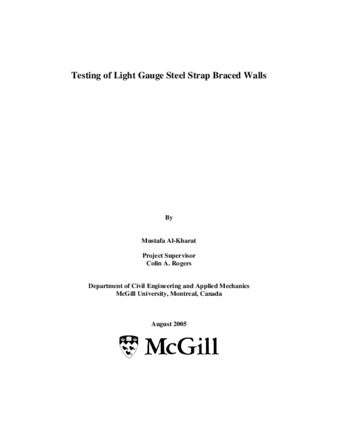 Testing of light gauge steel strap braced walls thumbnail