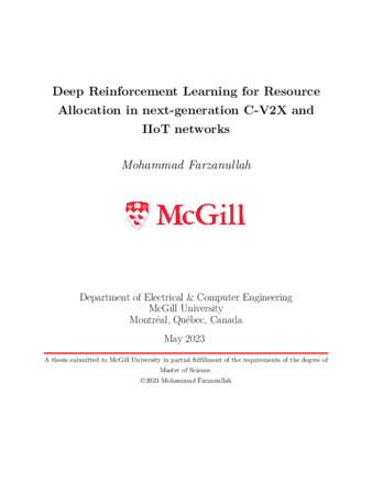 Deep reinforcement learning for resource allocation in next-generation C-V2X and IIoT networks thumbnail