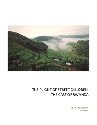 The Plight of Street Children: The Case of Rwanda thumbnail