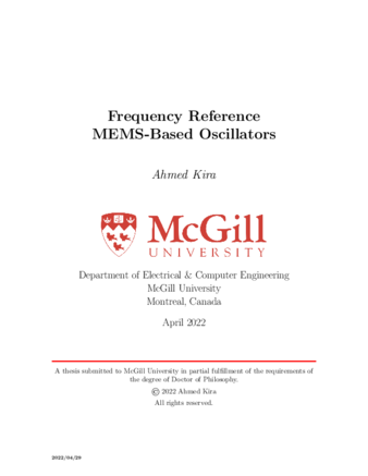 Frequency reference MEMS-based oscillators thumbnail
