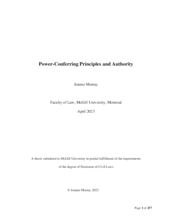 Power-conferring principles and authority thumbnail