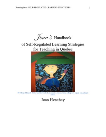 Joan's Handbook of Self-Regulated Learning Strategies for teaching in Quebec thumbnail