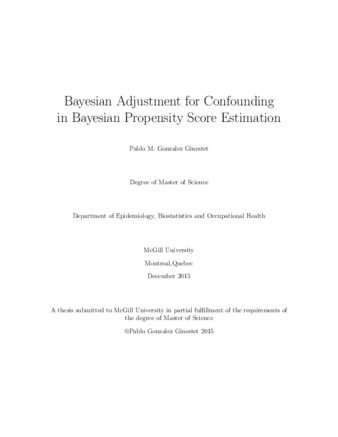 Bayesian adjustment for confounding in Bayesian propensity score estimation thumbnail