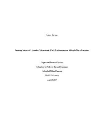 Locating Montreal’s Nannies: Micro-work, Work Trajectories and Multiple Work Locations thumbnail