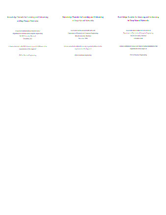 Knowledge transfer for learning and unlearning in deep neural networks thumbnail