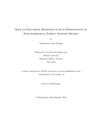 Role of electrode microstructure in performance of electrochemical energy storage devices thumbnail
