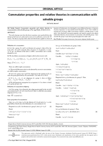 Commutator properties and relative theories in communication with solvable groups thumbnail