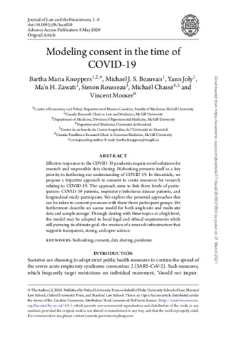 Modeling consent in the time of COVID-19 thumbnail