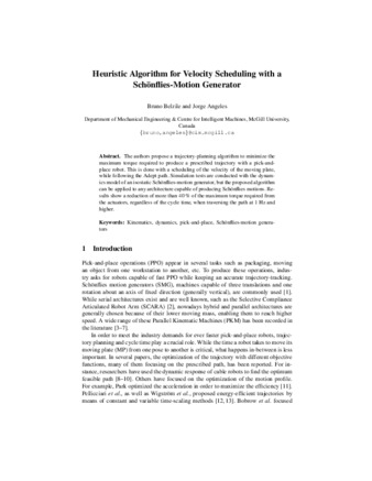 Heuristic algorithm for velocity scheduling with a Schönflies-Motion Generator thumbnail