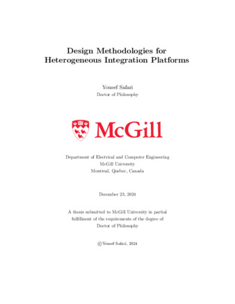 Design Methodologies for heterogeneous Integration Platforms thumbnail