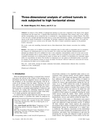 Three-dimensional analysis of unlined tunnels in rock subjected to high horizontal stress thumbnail