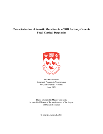 Characterization of somatic mutations in mTOR pathway genes in focal cortical dysplasias thumbnail