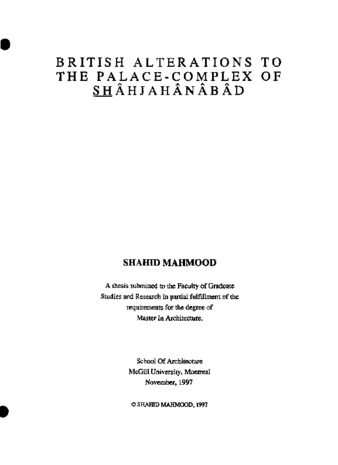 British alterations to the palace-complex of Shâhjahânâbâd thumbnail