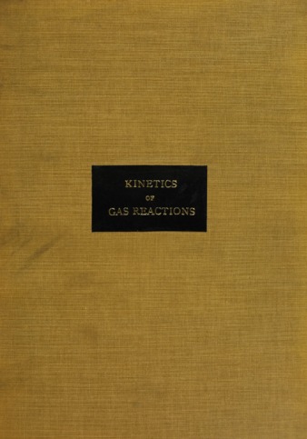 Kinetics of gas reactions : a modified flow method for measuring reaction velocities. thumbnail