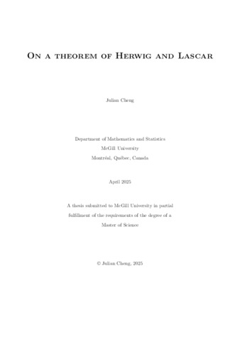 On a theorem of Herwig and Lascar thumbnail