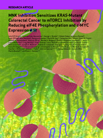 MNK Inhibition Sensitizes KRAS-Mutant Colorectal Cancer to mTORC1 Inhibition by Reducing eIF4E Phosphorylation and c-MYC Expression thumbnail