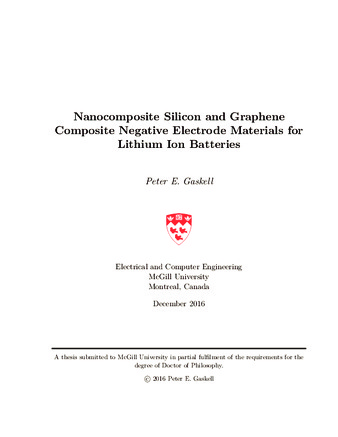 Nanocomposite silicon and graphene composite negative electrode materials for lithium ion batteries thumbnail