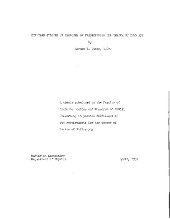Detailed studies of isotopes of praseodymium and cerium of mass 137. thumbnail