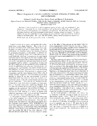 Phase diagram of a lattice model for ternary mixtures of water, oil, and surfactants thumbnail