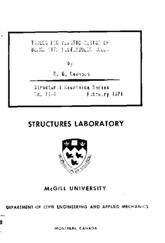 Tables for plastic design of beams with rectangular holes thumbnail