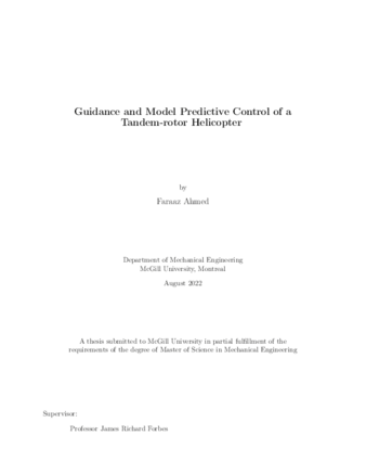 Guidance and model predictive control of a tandem-rotor helicopter thumbnail