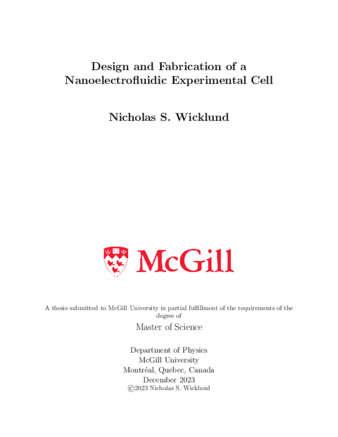 Design and Fabrication of a Nanoelectrofluidic Experimental Cell thumbnail