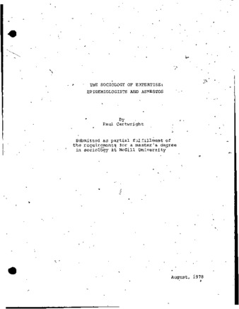 The sociology of expertise : epidemiologists and asbestos thumbnail