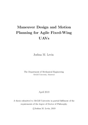Maneuver design and motion planning for agile fixed-wing UAVs thumbnail