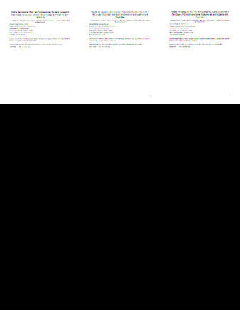 Mobile Technologies That Help Post-Secondary Students Succeed: A Pilot Study of Canadian and Israeli Professionals and Students With Disabilities thumbnail