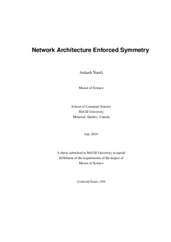 Network architecture enforced symmetry thumbnail