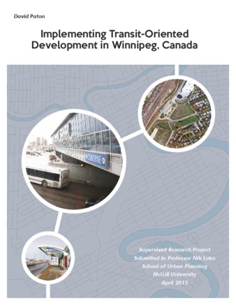 Implementing Transit-Oriented Development in Winnipeg, Canada thumbnail