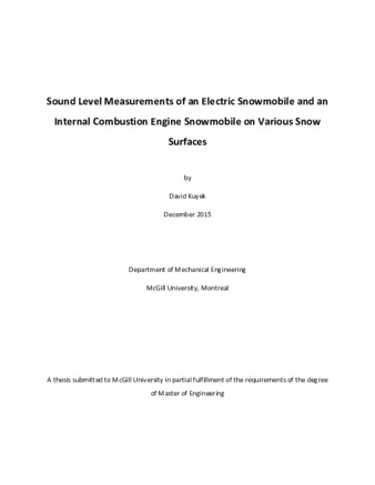 Exploration of snowmobile noise: Conventional models and an electric snowmobile thumbnail