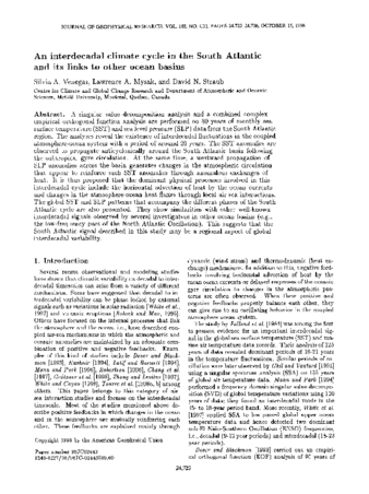 An interdecadal climate cycle in the South Atlantic Ocean thumbnail