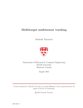 Multitarget multisensor tracking thumbnail