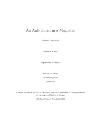 An anti-glitch in a magnetar thumbnail