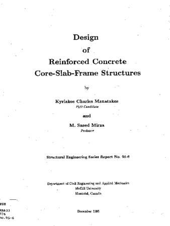 Design of reinforced concrete core-slab-frame structures thumbnail