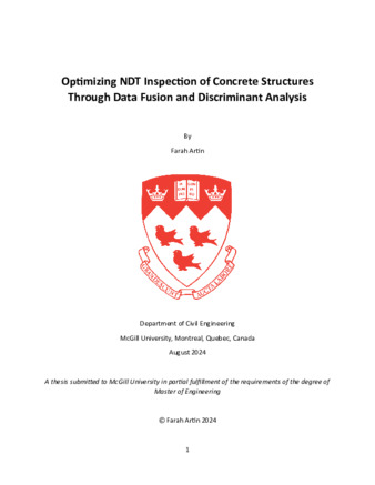 Optimizing NDT inspection of concrete structures through data fusion and discriminant analysis thumbnail