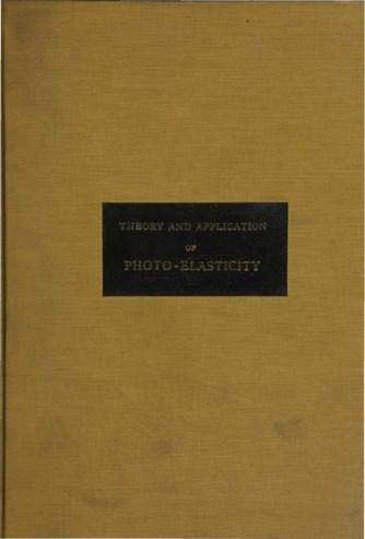 Theory and application of photo-elasticity. thumbnail