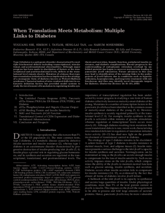 When Translation Meets Metabolism: Multiple Links to Diabetes thumbnail