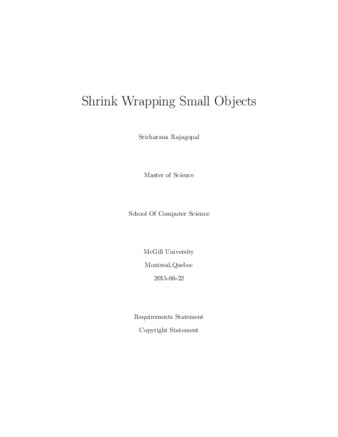 Shrink wrapping small objects thumbnail