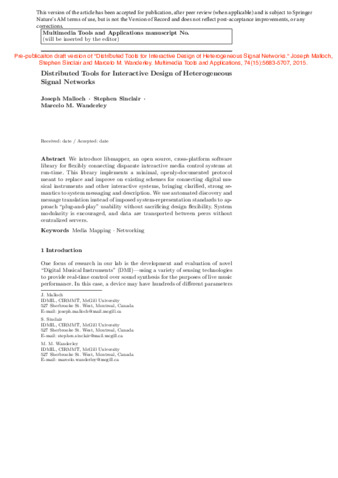 Distributed tools for interactive design of heterogeneous signal networks thumbnail