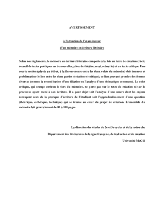 L’expression de la faute dans Mémoire de Jacques Brault : « pour se mériter la liberté de silence » (suivi de) Sans éclaboussure thumbnail