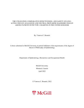 The utilization, comparative effectiveness and safety of long-acting insulin analogues and neutral protamine hagedorn insulin among patients with type 2 diabetes in the United Kingdom thumbnail