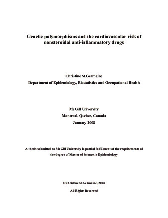 Genetic polymorphisms and the cardiovascular risk of nonsteroidal anti-inflammatory drugs thumbnail