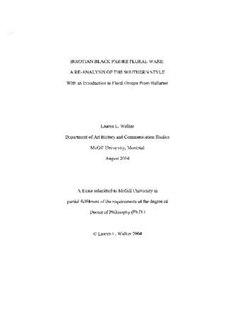 Boiotian black figure floral ware : a re-analysis of the Southern style with an introduction to floral groups from Halíartos thumbnail