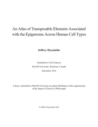 An atlas of transposable elements associated with the epigenome across human cell types thumbnail
