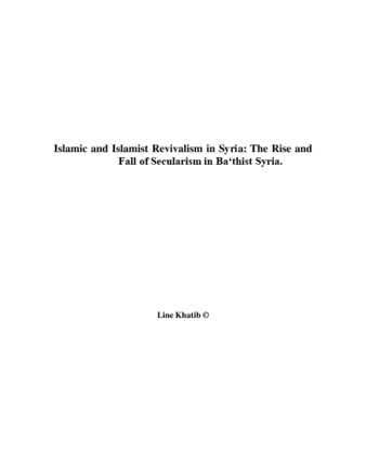 Islamic and Islamist revivalism in Syria: rise and fall of secularism in Ba'thist Syria thumbnail