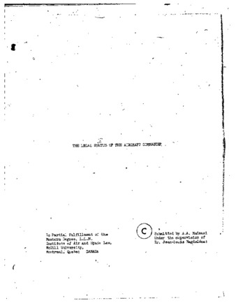 The legal status of the aircraft commander / thumbnail